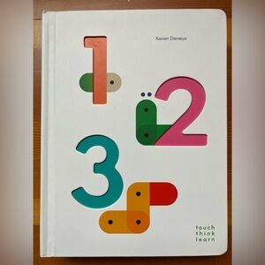 10" x 8" "123" Multisensory board book - Think Touch Learn Series